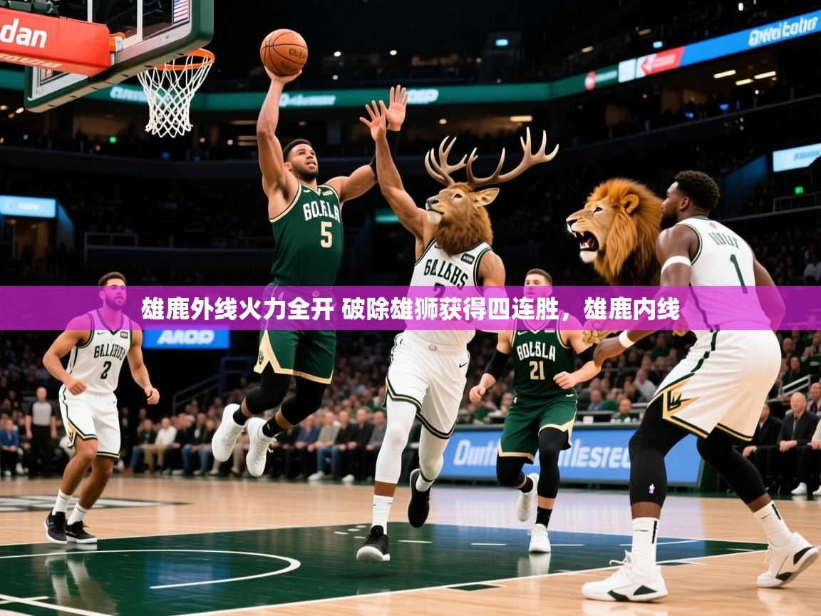 2025开云体育在线登录雄鹿外线火力全开 破除雄狮获得四连胜,雄鹿内线 第4张