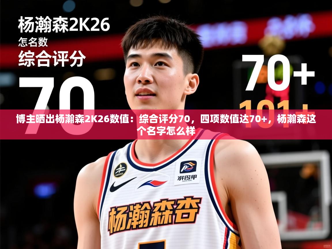 2025开云体育在线观看博主晒出杨瀚森2K26数值：综合评分70，四项数值达70+，杨瀚森这个名字怎么样  第1张