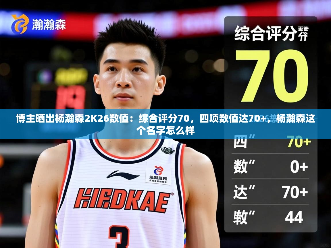 2025开云体育在线观看博主晒出杨瀚森2K26数值：综合评分70，四项数值达70+，杨瀚森这个名字怎么样  第3张